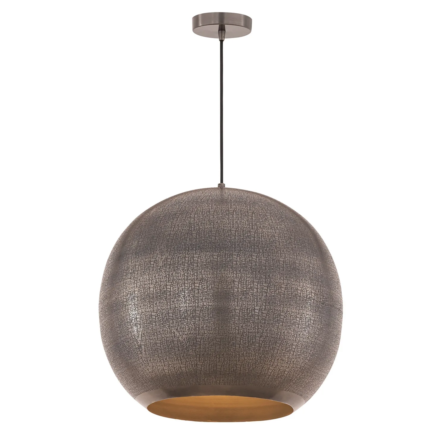 Aurelia One Light Pendant in Pewter