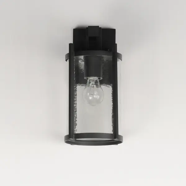 Belfry One Light Outdoor Wall Sconce in Matte Black - Image 2
