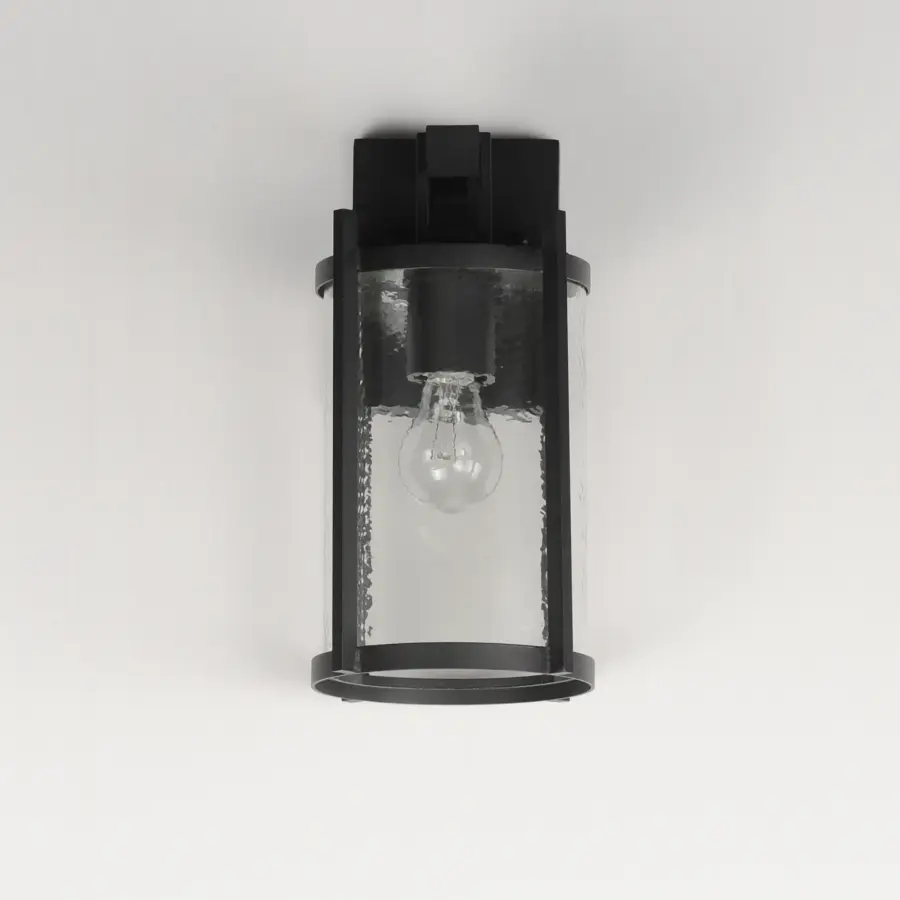 Belfry One Light Outdoor Wall Sconce in Matte Black - Image 2