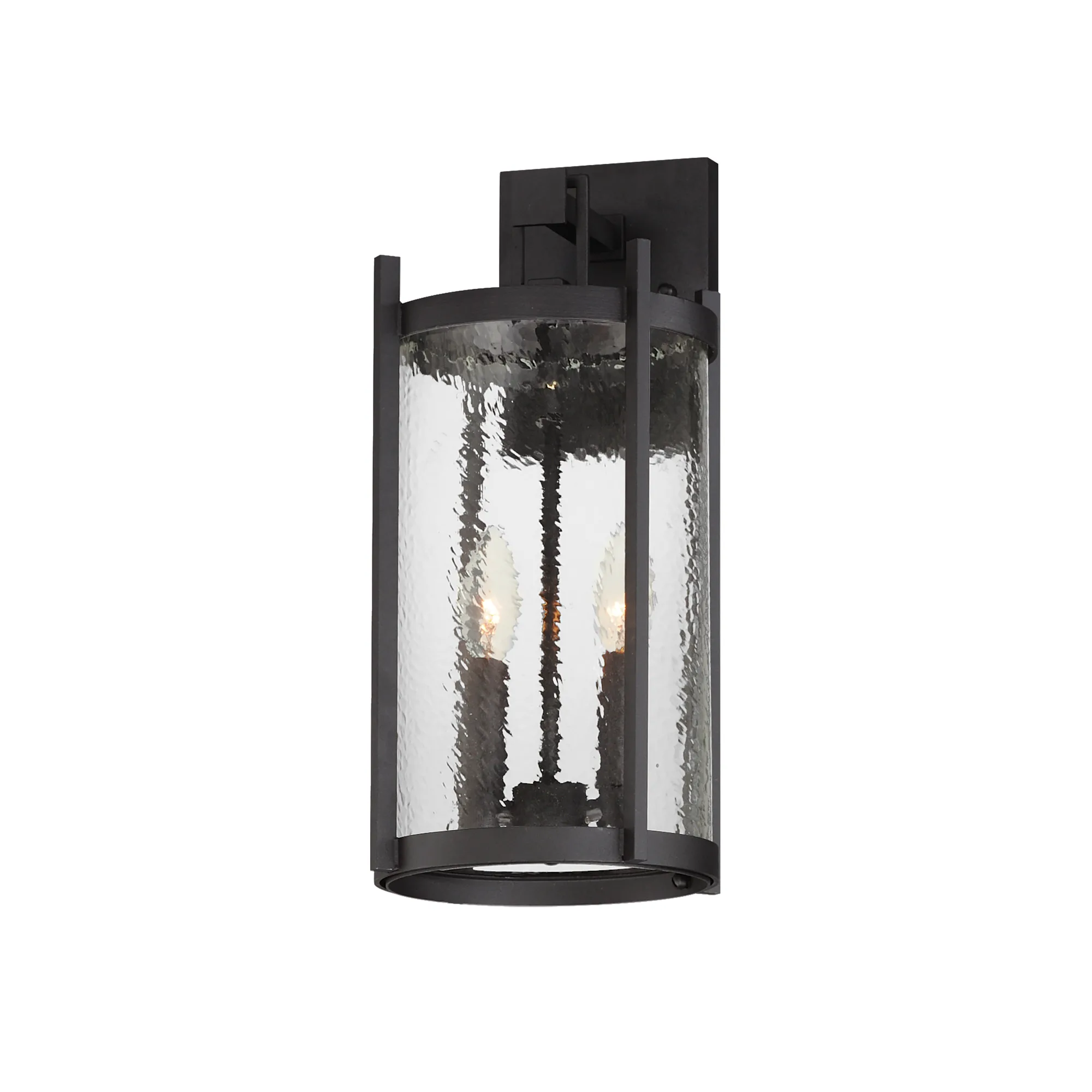 Belfry Two Light Wall Sconce in Black