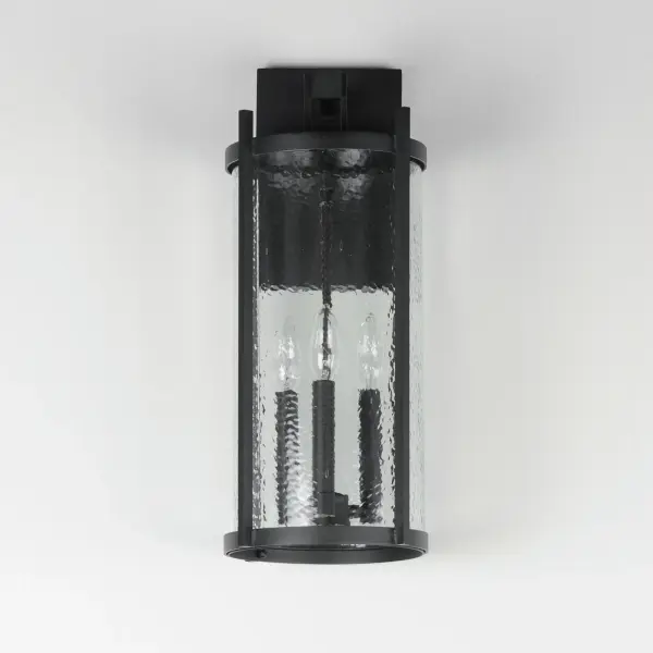 Belfry Three Light Wall Sconce in Black - Image 2