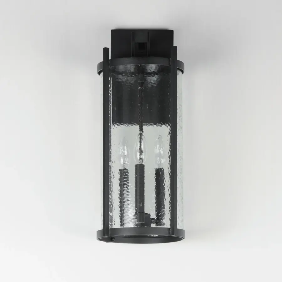 Belfry Three Light Wall Sconce in Black - Image 2