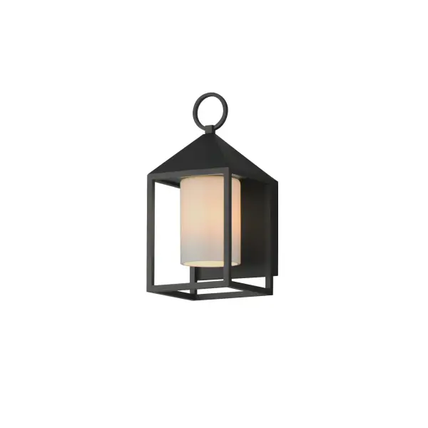 A refreshing take on classic outdoor lanters, this collection features a pyramid capped top with Satin White glass hurricanes housed within. No additional panels of glass are used to frame the lantern, providing an attractive, low maintenance look for outdoors.