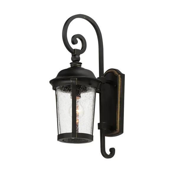 Dover Cast is a traditional, Mediterranean style collection from Maxim Lighting International in Bronze finish with Seedy glass.