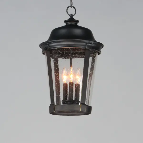 Dover Cast is a traditional, Mediterranean style collection from Maxim Lighting International in Bronze finish with Seedy glass. - alternate view