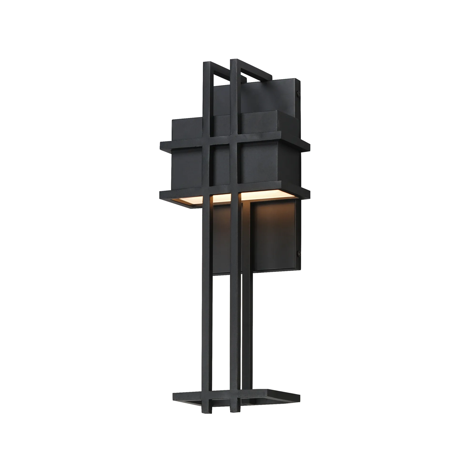 Prairie LED Outdoor Wall Sconce in Black