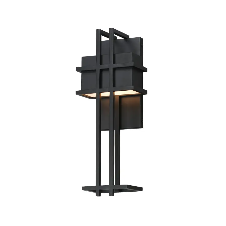 Prairie LED Outdoor Wall Sconce in Black - Image 1