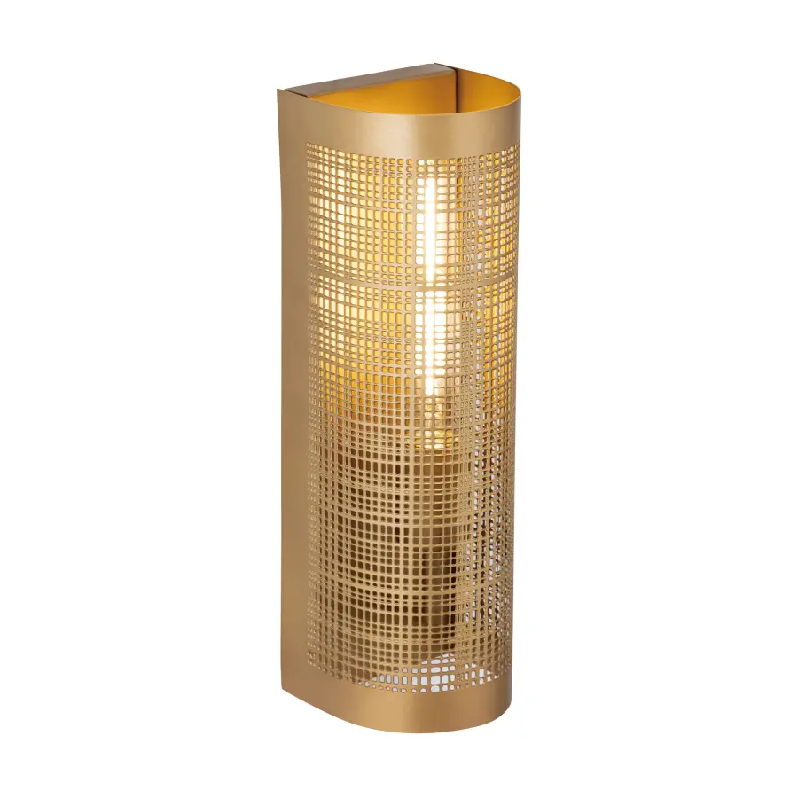Hatcher One Light Outdoor Wall Sconce in Gold - Image 1