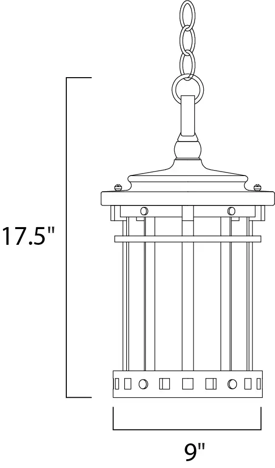 Santa Barbara Cast is a transitional style collection from Maxim Lighting International in Sienna finish with Seedy glass. - alternate view