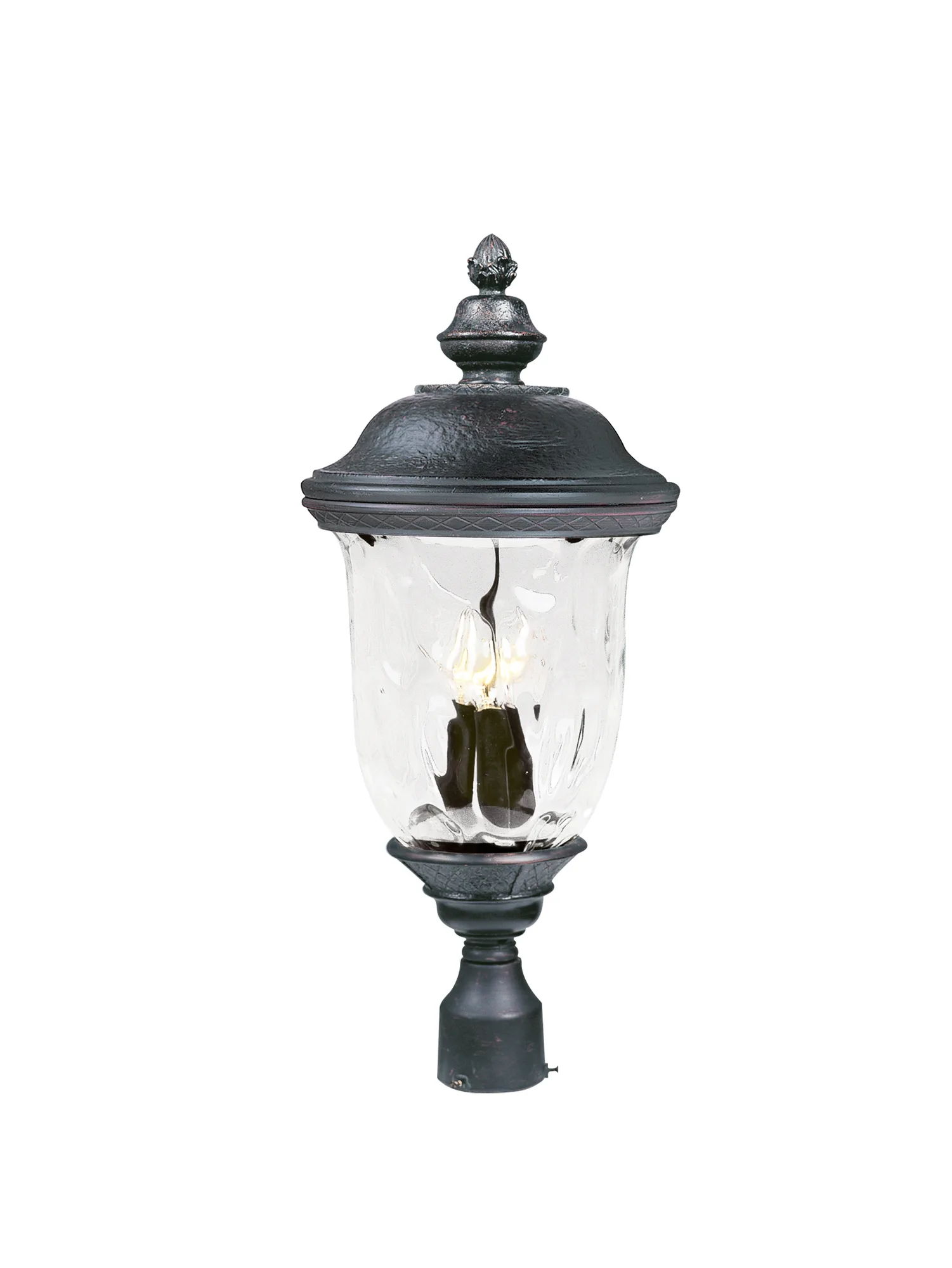 Carriage House DC Three Light Outdoor Post Lantern