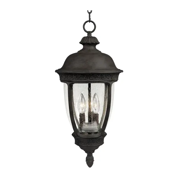 Knob Hill Cast is a traditional, European style collection from Maxim Lighting International in Sienna finish with Seedy glass.