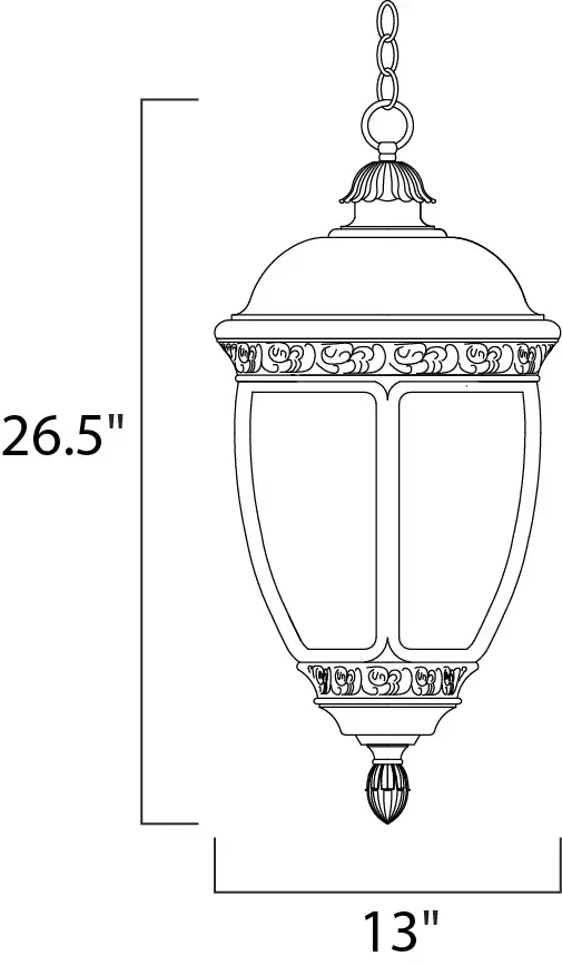 Knob Hill Cast is a traditional, European style collection from Maxim Lighting International in Sienna finish with Seedy glass. - alternate view