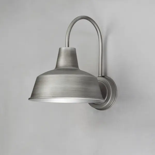 Pier M One Light Outdoor Wall Lantern in Weathered Zinc - Image 2