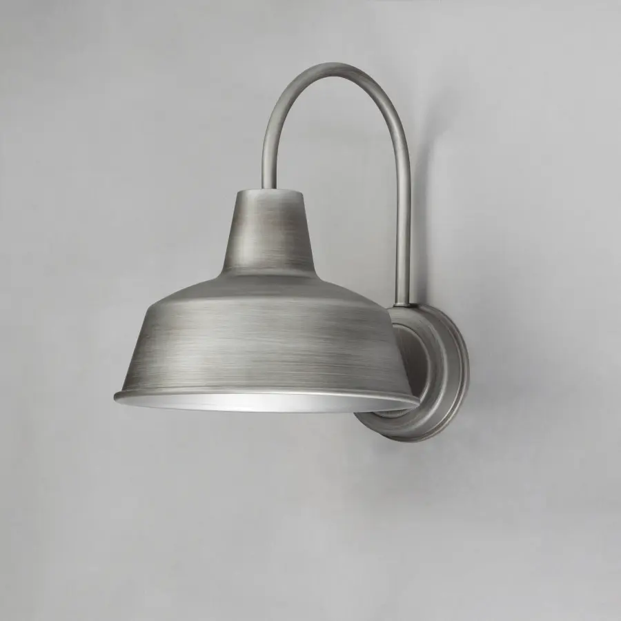 Pier M One Light Outdoor Wall Lantern in Weathered Zinc - Image 2