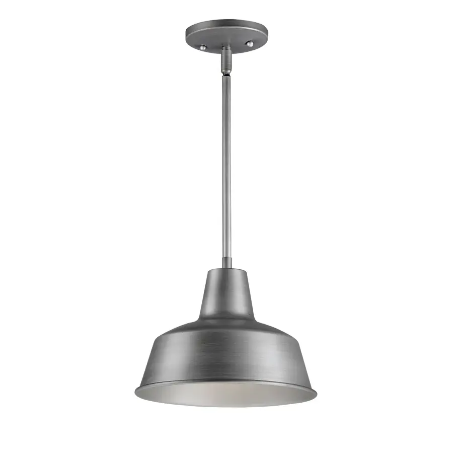 Pier M Outdoor Pendant in Weathered Zinc - Image 1