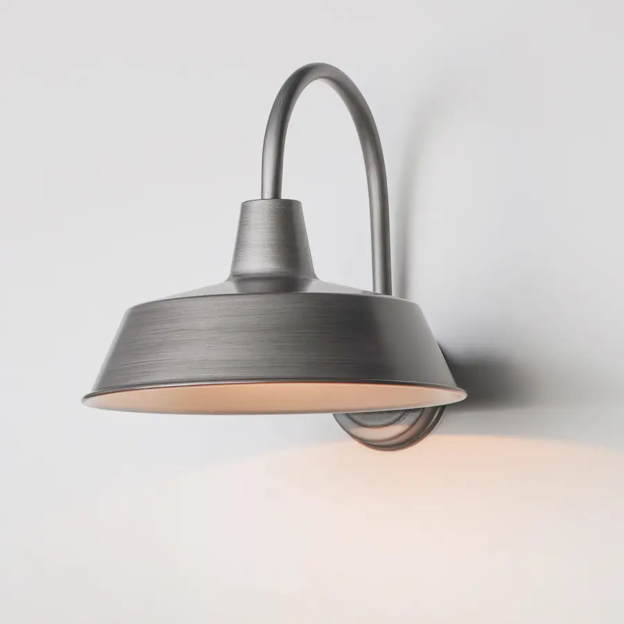 Pier M One Light Wall Sconce in Weathered Zinc - Image 4