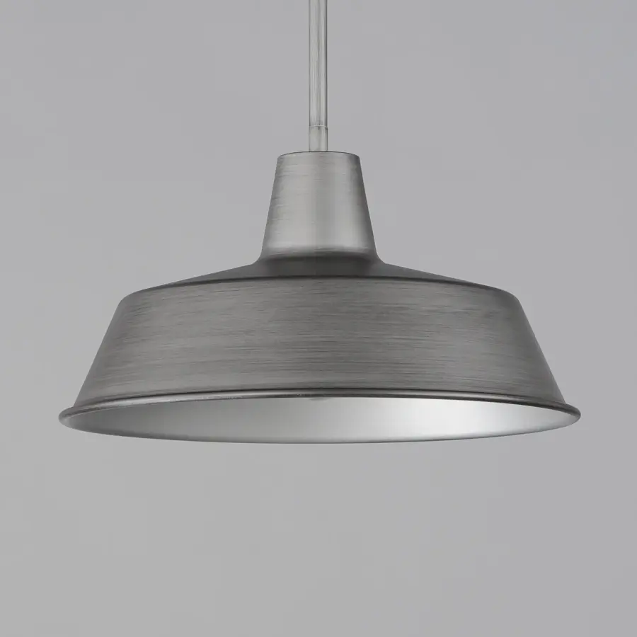 Pier M One Light Pendant in Weathered Zinc - Image 3