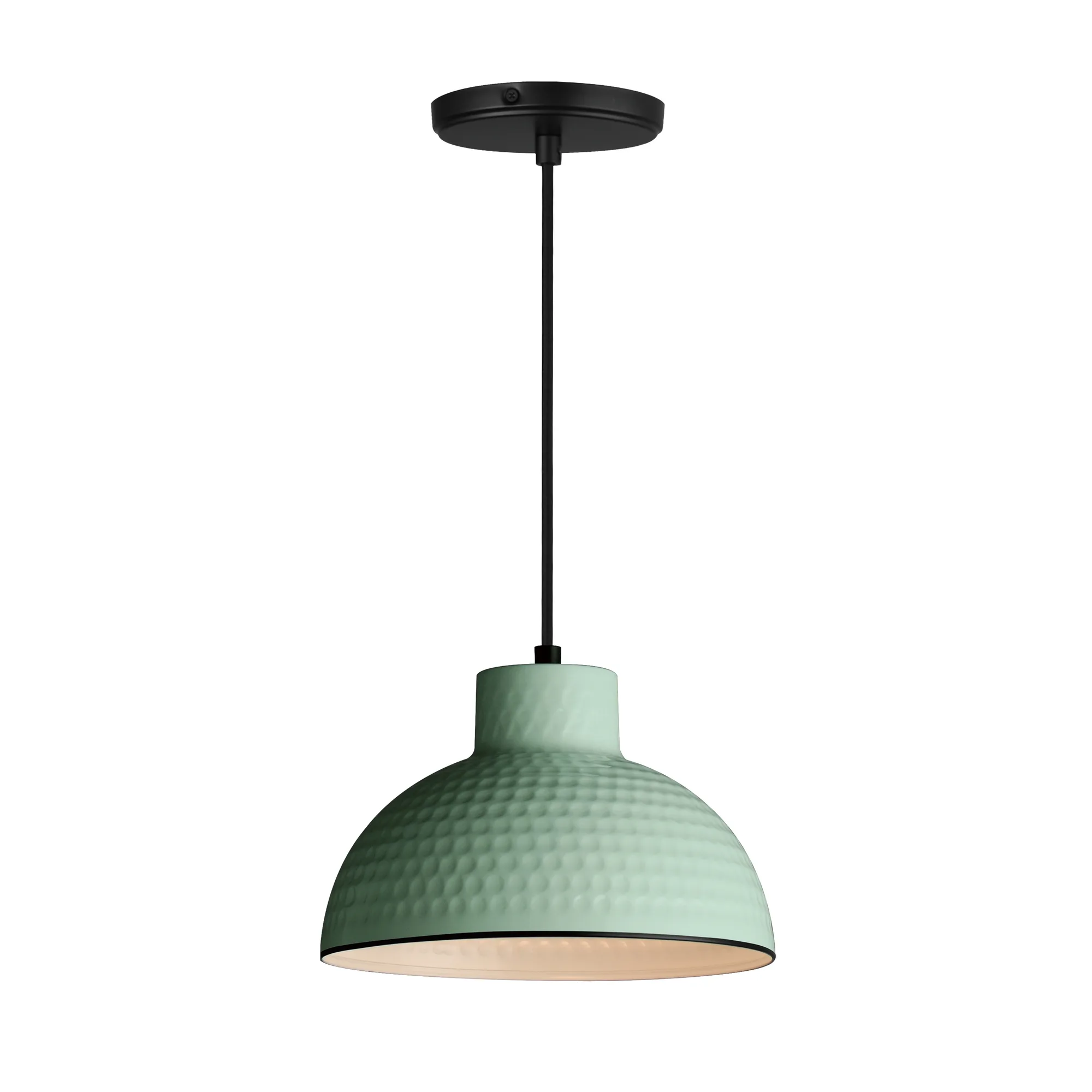 Rockport One Light Pendant in Sage Green