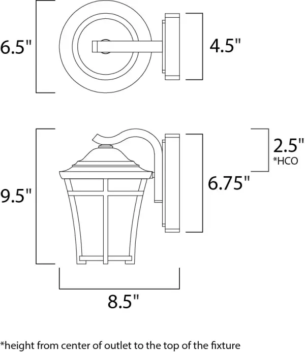 This transitional design in Die Cast aluminum has a remarkable price point. Finished in Copper Oxide with a hand painted Lace glass and two lamping options of both fluorescent and incandescent versions available. Adds additional energy savings and long life. - alternate view