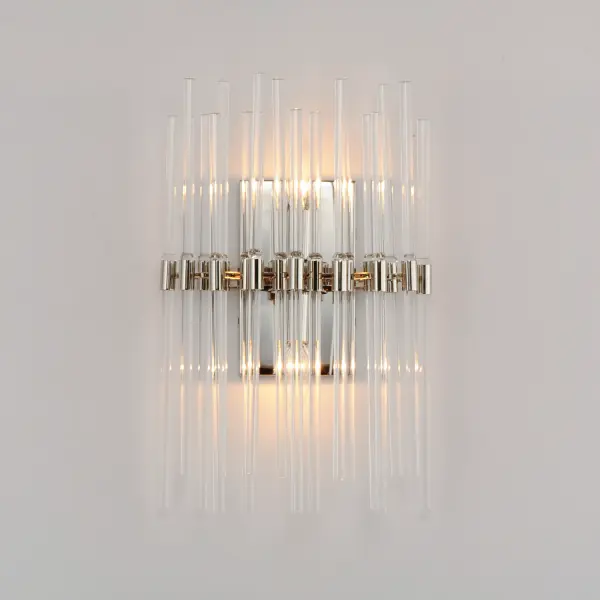 Divine Two Light Wall Sconce in Polished Nickel - Image 2