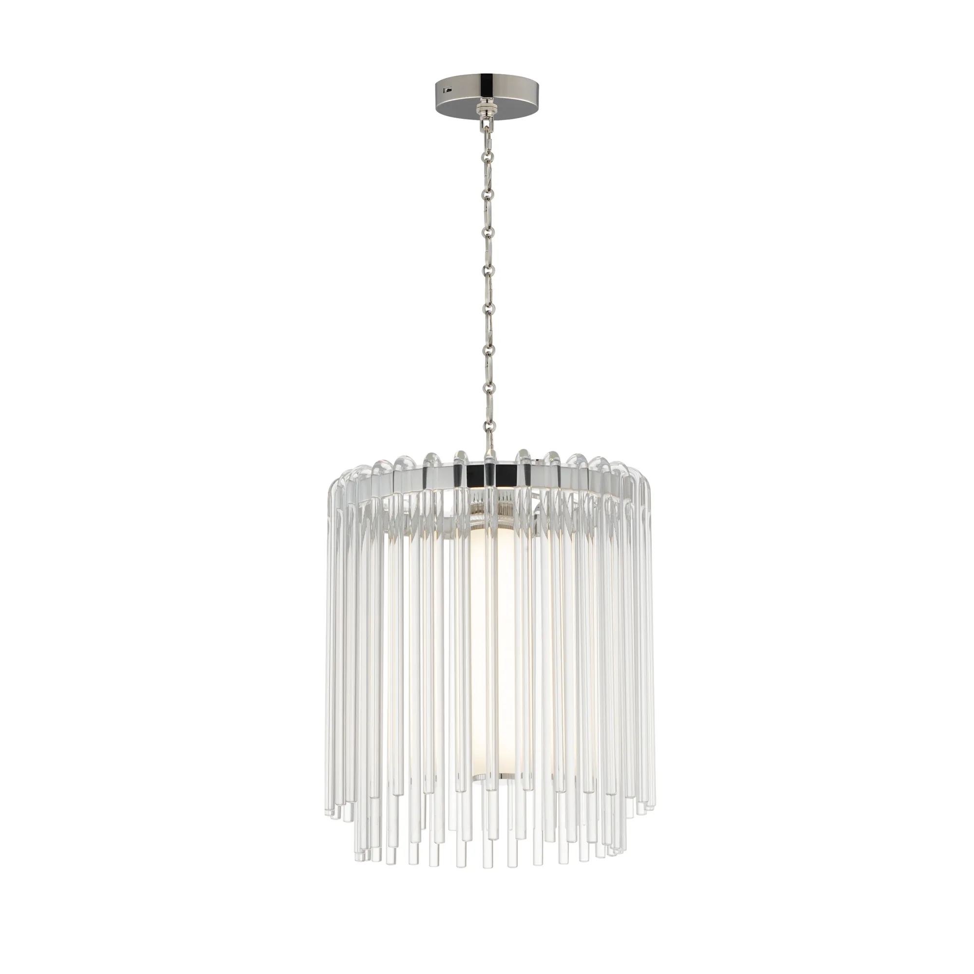 Jolie LED Pendant in Polished Nickel