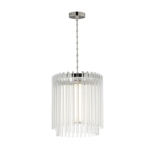 Jolie LED Pendant in Polished Nickel - Image 1