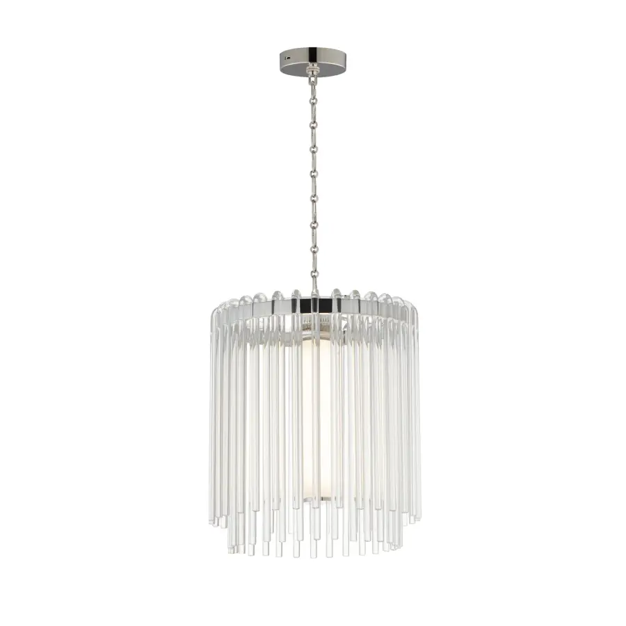 Jolie LED Pendant in Polished Nickel - Image 1