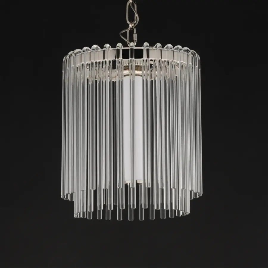 Jolie LED Pendant in Polished Nickel - Image 2