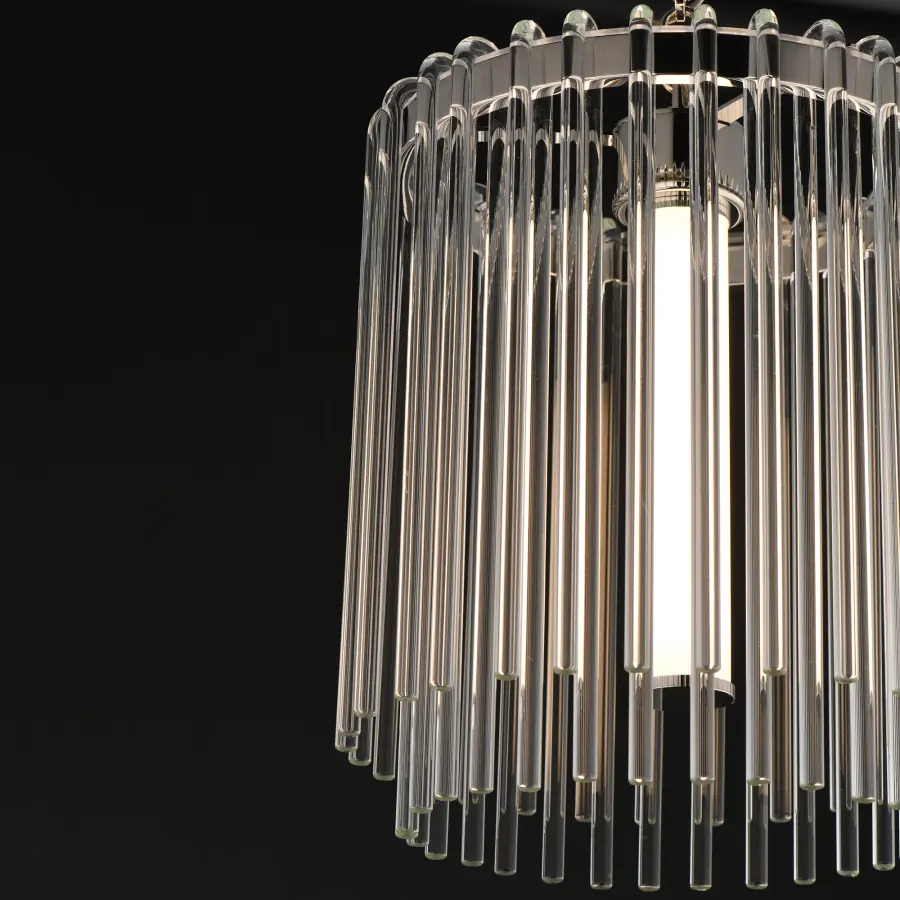 Jolie LED Pendant in Polished Nickel - Image 4