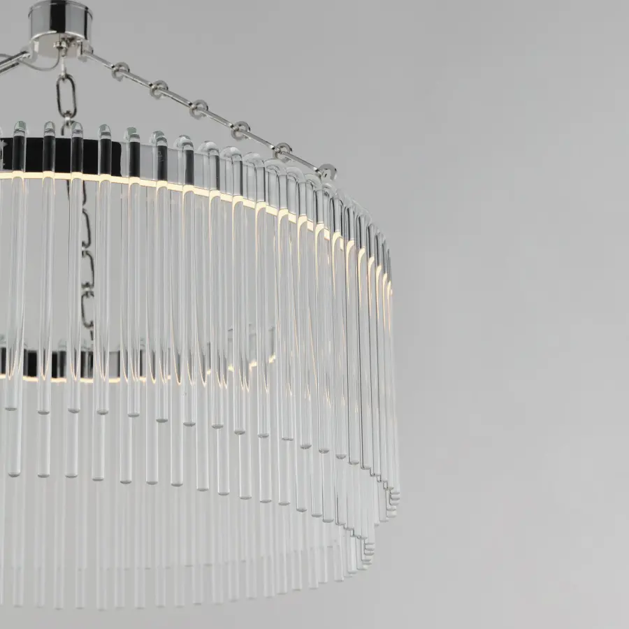 Jolie LED Pendant in Polished Nickel - Image 4