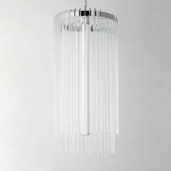 Jolie LED Foyer Pendant in Polished Nickel - Image 2