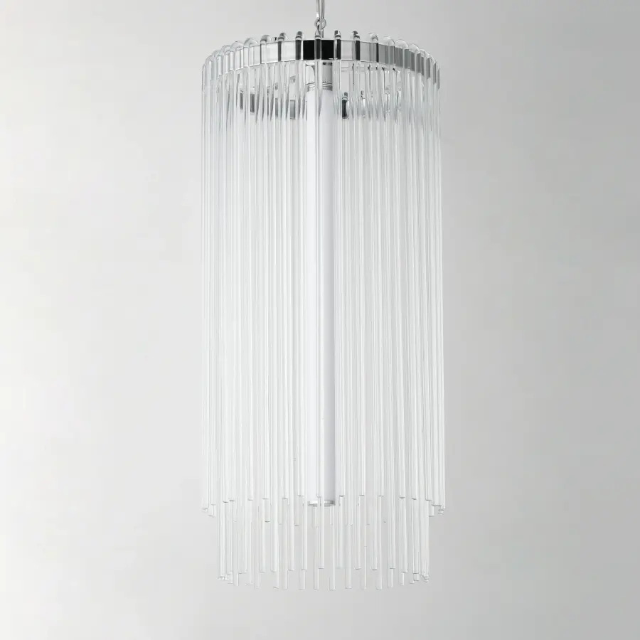 Jolie LED Foyer Pendant in Polished Nickel - Image 2