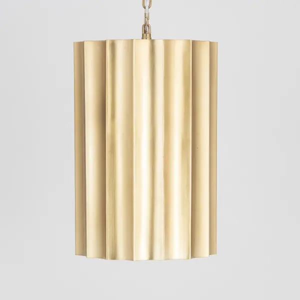 Allegra One Light Pendant in Weathered Brass - Image 4