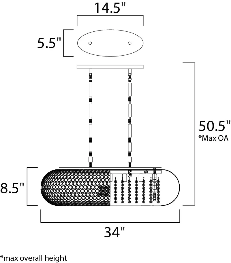 Glimmer-Linear Pendant - Image 5