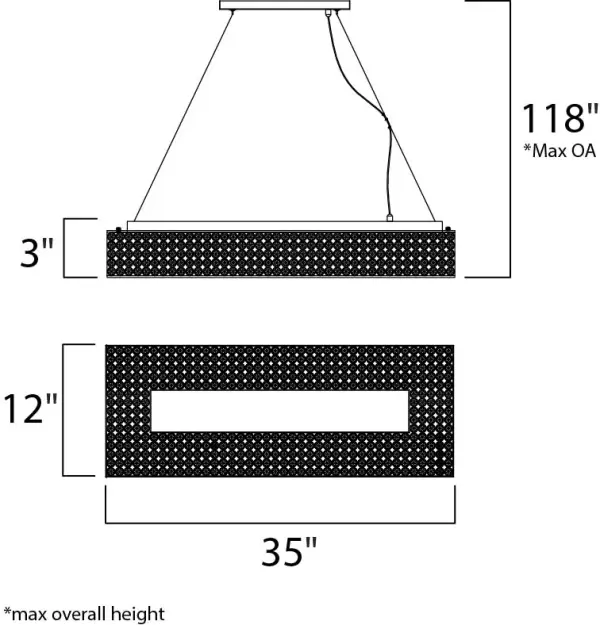 Glimmer-Linear Pendant - Image 2