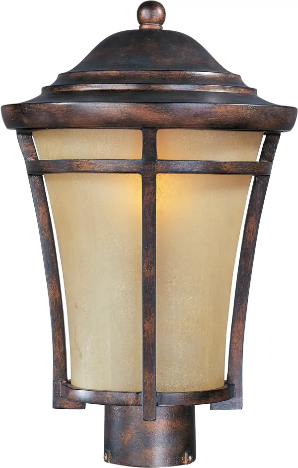 Maxim Lighting's Balboa VX Collection is made with Vivex, a material twice the strength of resin, is non-corrosive, UV resistant and backed with a 5-Year Limited Warranty. Balboa VX features our Copper Oxide finish and Golden Frost glass.