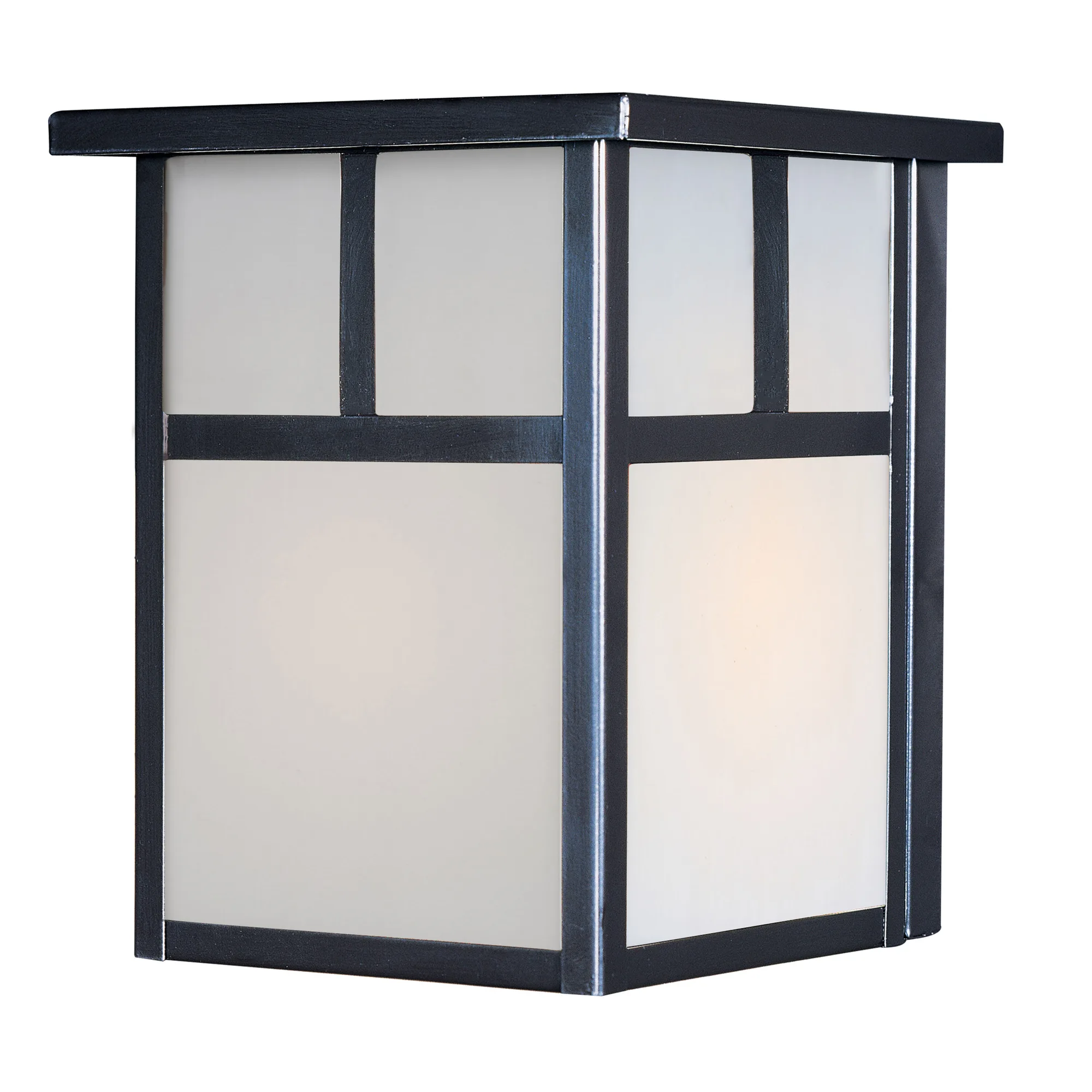 Coldwater One Light Outdoor Wall Lantern in Black