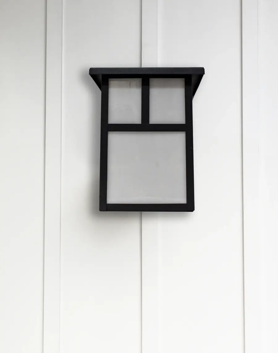 Coldwater One Light Outdoor Wall Lantern in Black - Image 2