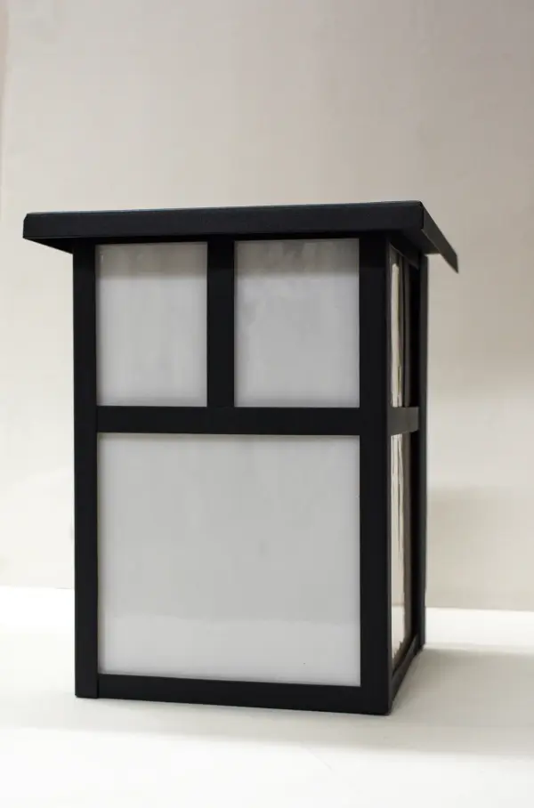 Coldwater One Light Outdoor Wall Lantern in Black - Image 3