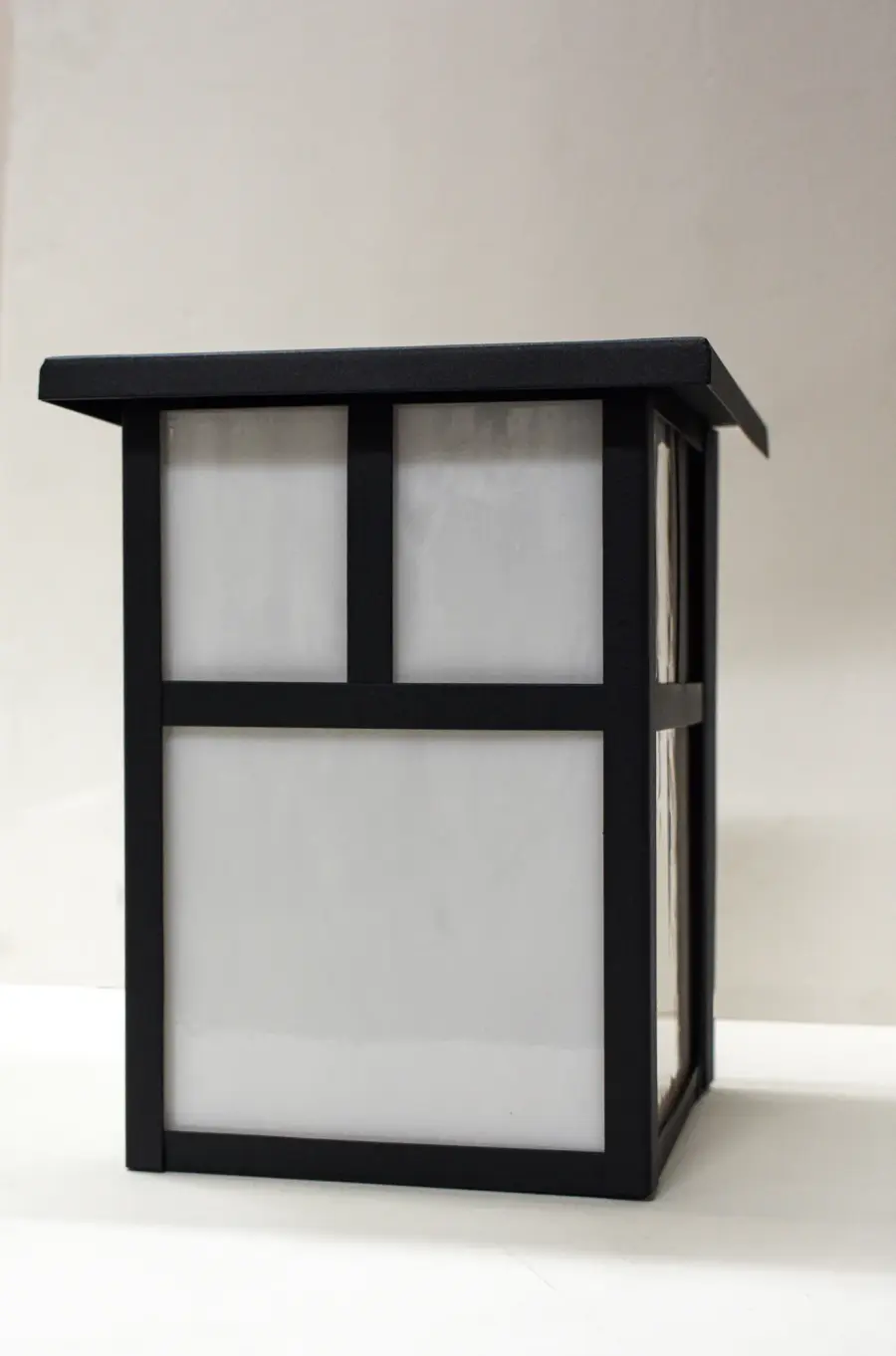 Coldwater One Light Outdoor Wall Lantern in Black - Image 3