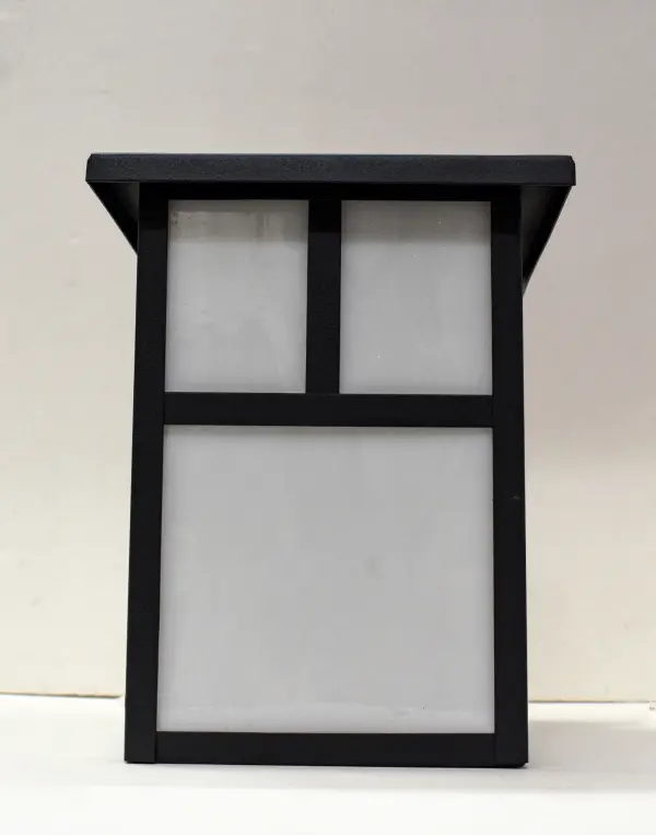 Coldwater One Light Outdoor Wall Lantern in Black - Image 4