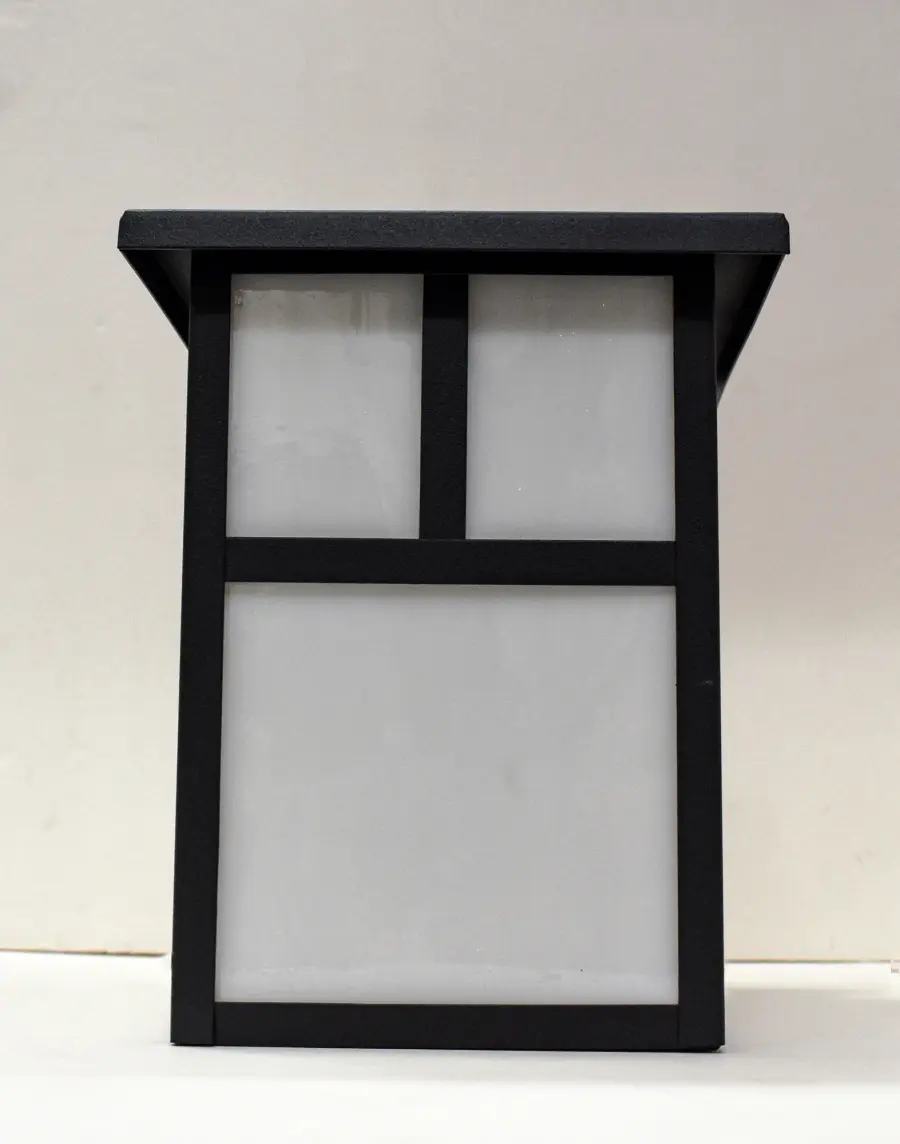 Coldwater One Light Outdoor Wall Lantern in Black - Image 4
