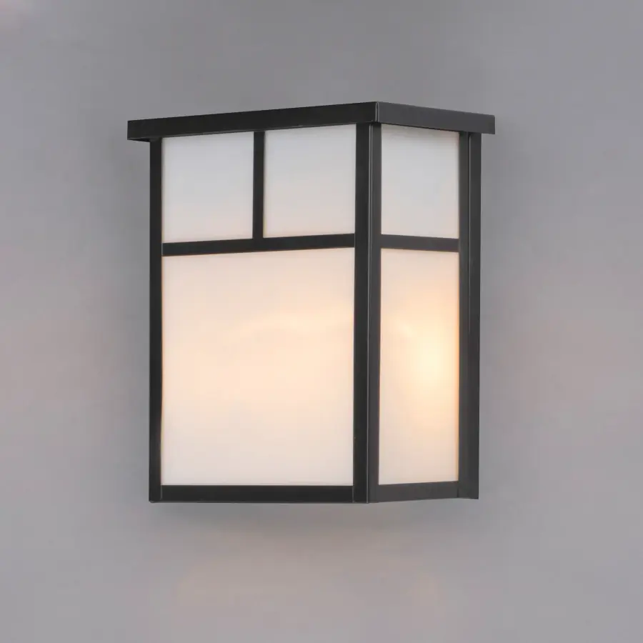 Coldwater Two Light Outdoor Wall Lantern in Black - Image 3