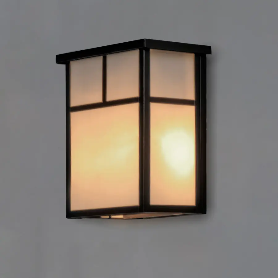 Coldwater Two Light Outdoor Wall Lantern in Black - Image 4