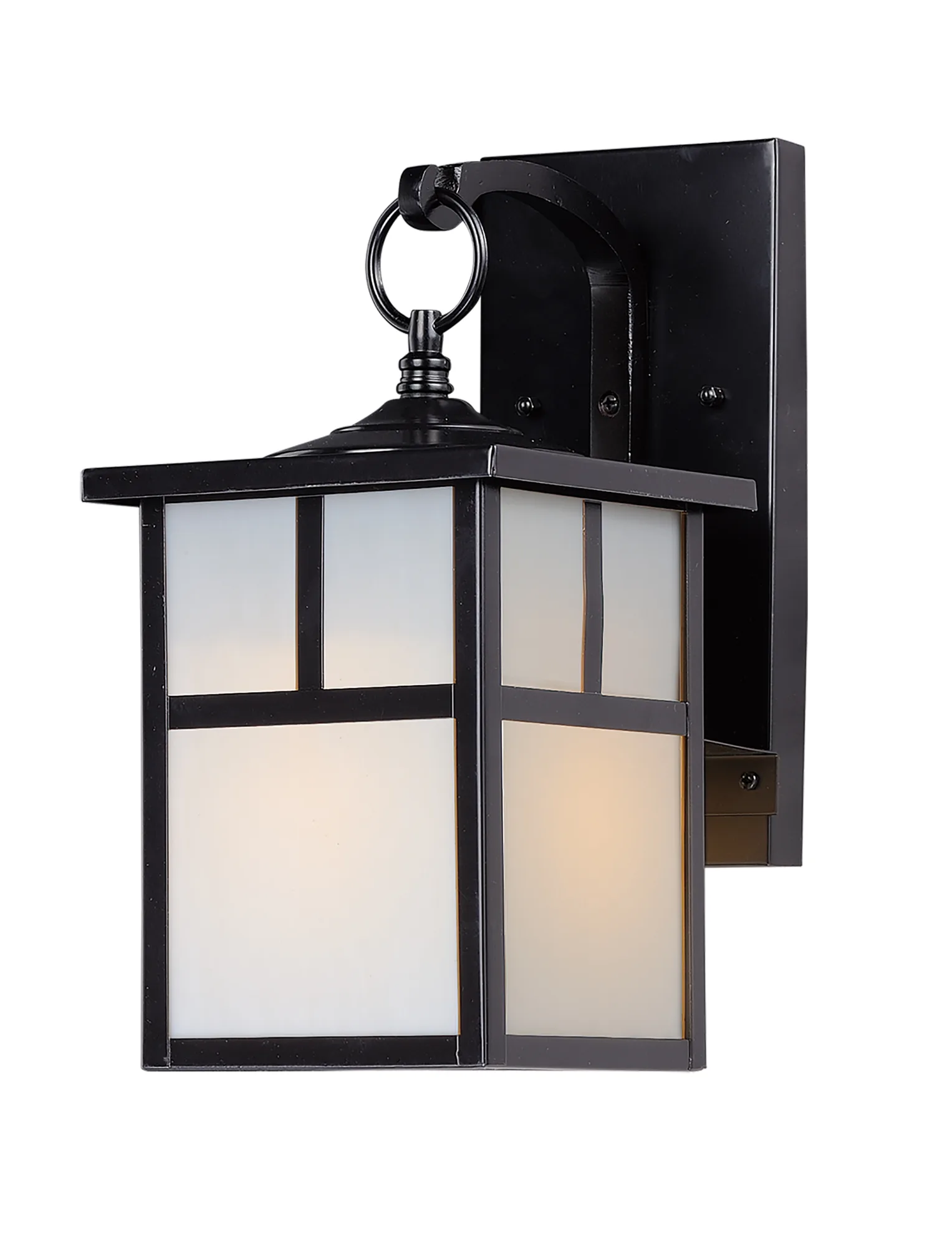 Coldwater One Light Outdoor Wall Lantern in Black