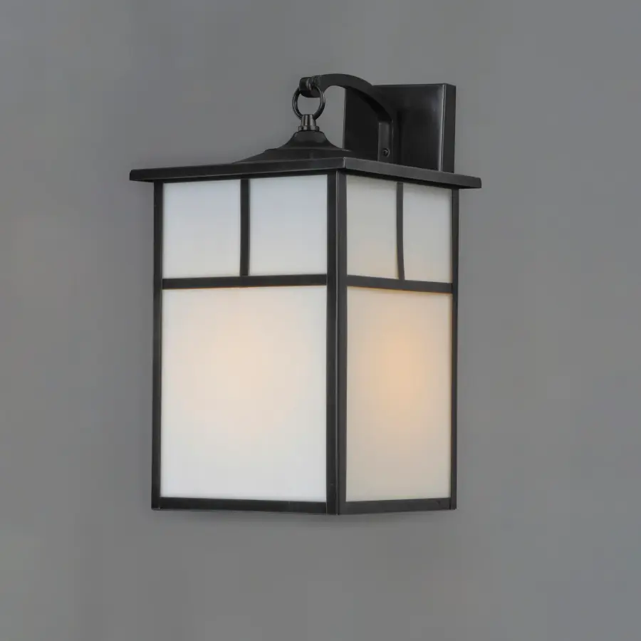 Coldwater One Light Outdoor Wall Lantern in Black - Image 2