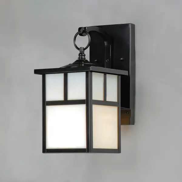 Coldwater One Light Outdoor Wall Lantern in Black - Image 3