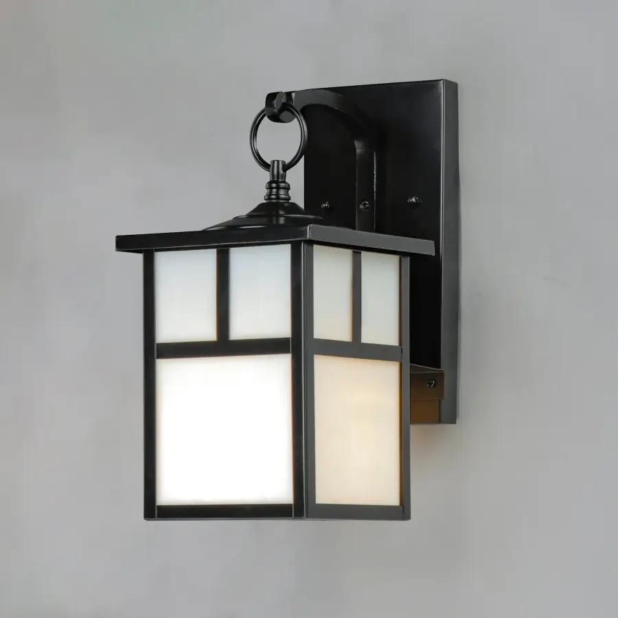 Coldwater One Light Outdoor Wall Lantern in Black - Image 3