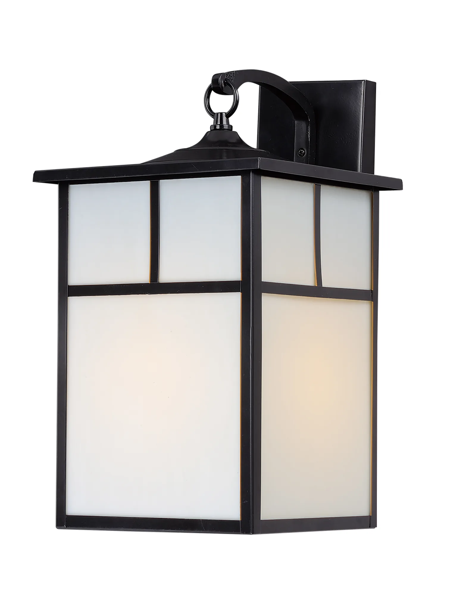 Coldwater One Light Outdoor Wall Lantern in Black