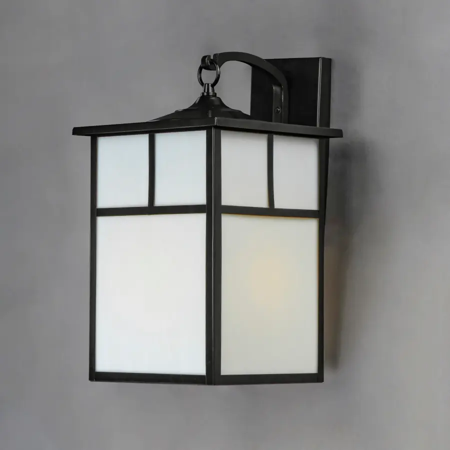 Coldwater One Light Outdoor Wall Lantern in Black - Image 2